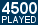 Played 4500 Puzzles