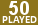 Played 50 Puzzles