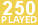 Played 250 Puzzles