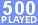 Played 500 Puzzles