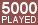 Played 5000 Puzzles
