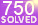 Solved 750 Puzzles