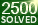 Solved 2500 Puzzles